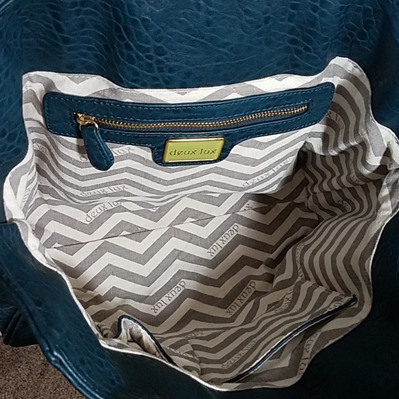 Deux Lux Vegan Leather Satchel Purse - Picture 6 of 8